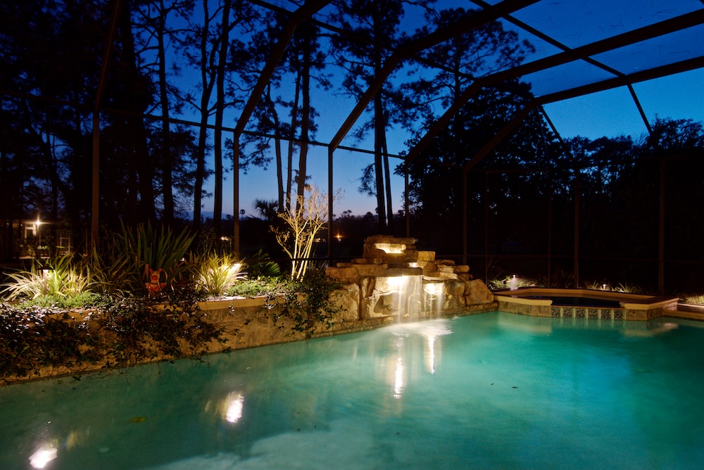 pool lighting st augustine florida